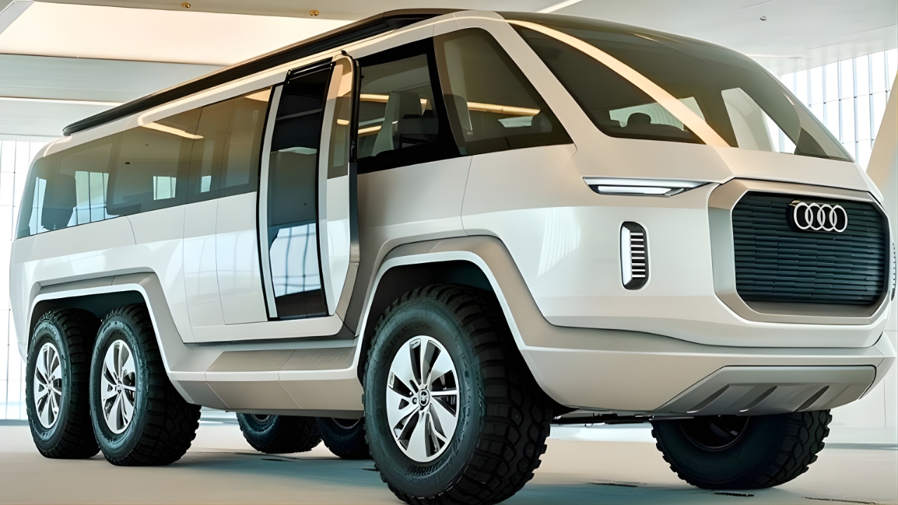 2026 Audi Camper Van Unveiled : Luxury Motorhome with Advanced Features and Striking Design