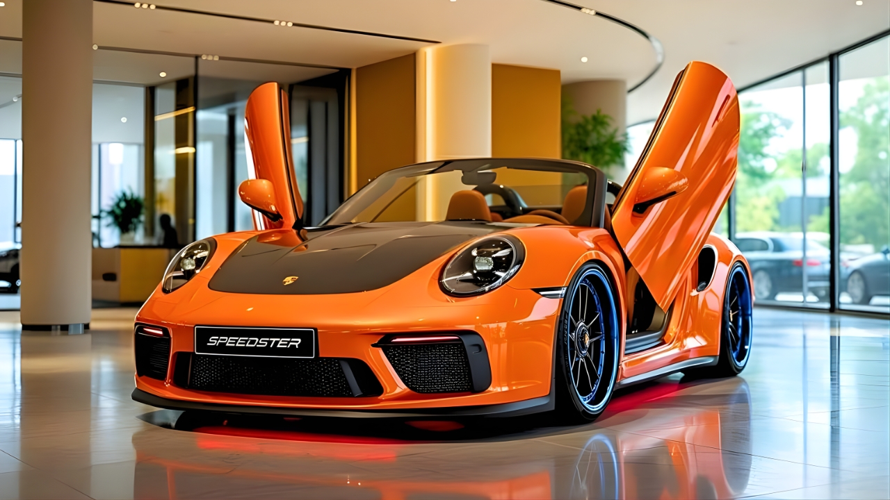 2026 Porsche 911 Speedster Unveiled : Lightweight Design, Pure Performance & Open-Top Thrill